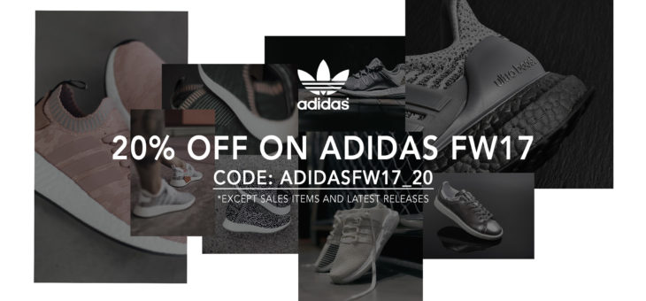 Save 20% off Adidas FW’17 Collection