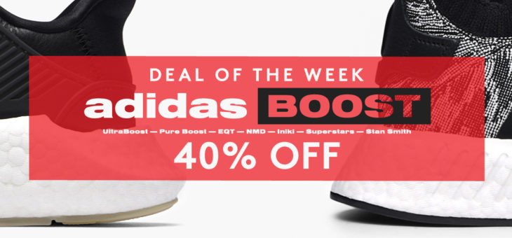 40% off adidas BOOST