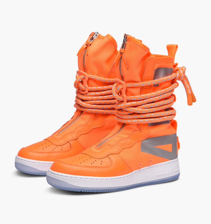 nike sf air force 1 hi orange