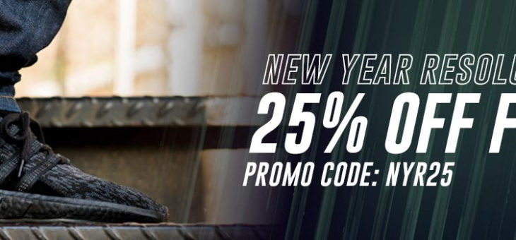 New Year Resolution Sale: 25% off select footwear