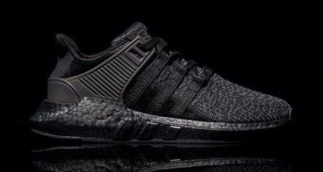 55% off adidas EQT Support 93/17 Triple Black