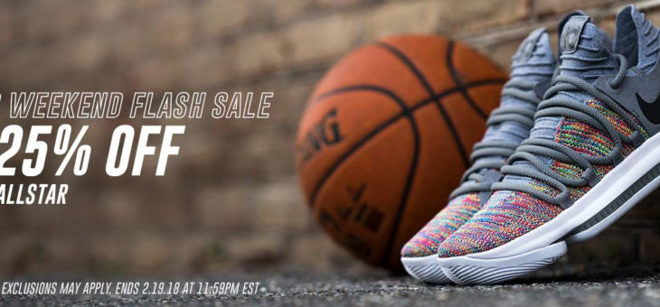 25% off All Star Weekend Flash Sale