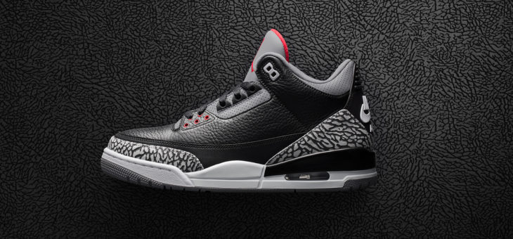 Jordan Retro 3 OG “Black Cement” Release Links