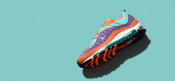 Nike Air Max 98 QS “Vibrant Cone” Release Links
