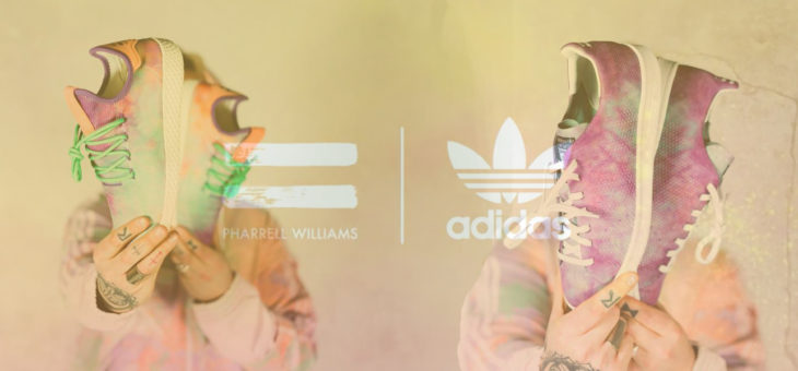 Pharrell Williams x Adidas Tennis Hu & Stan Smith Holi “Powder Dye” Release Links