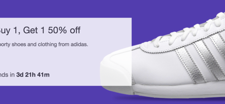 Adidas BOGO 50% off Sale Event