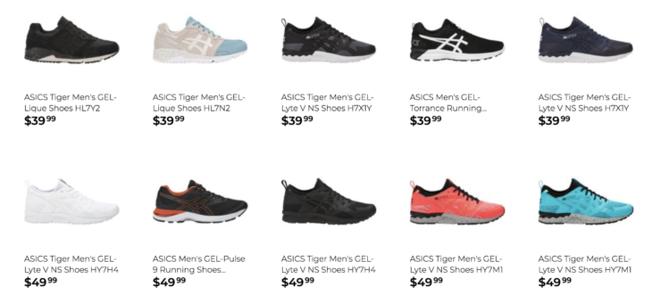 EXTRA 20% off ASICS – Starting at just $24 with Free Shipping